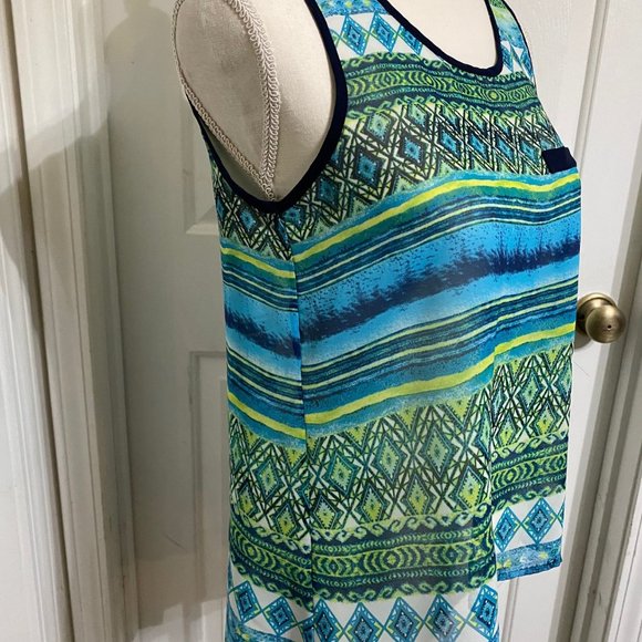 S By & By Multi Colored Hi-Lo Top - Picture 2 of 7